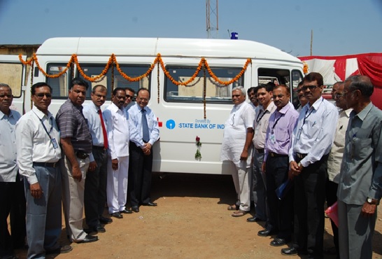 Ambulance Donated by State Bank of India